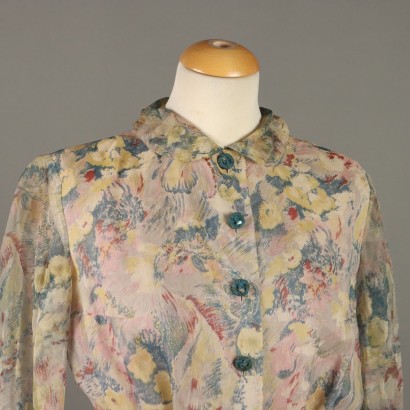 Vintage Tailored Silk Dress