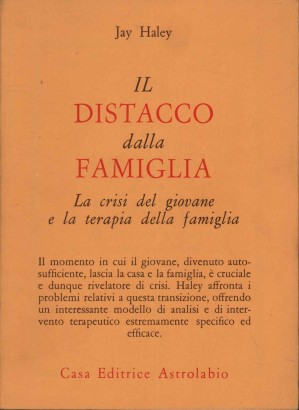 Il distacco dalla famiglia