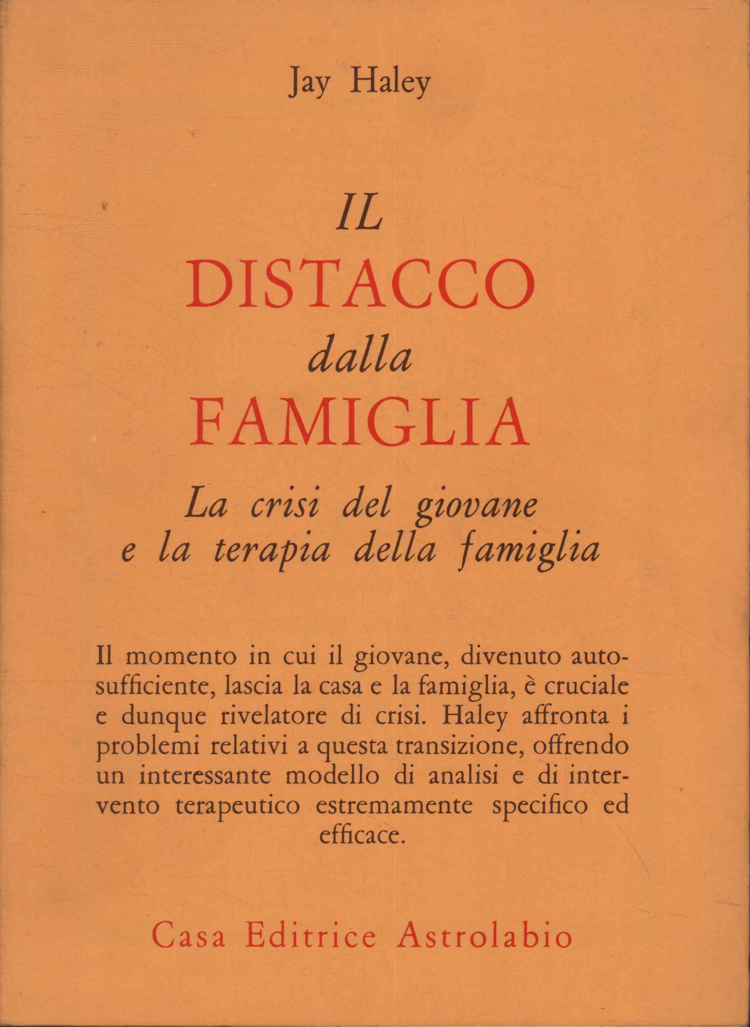 Il distacco dalla famiglia