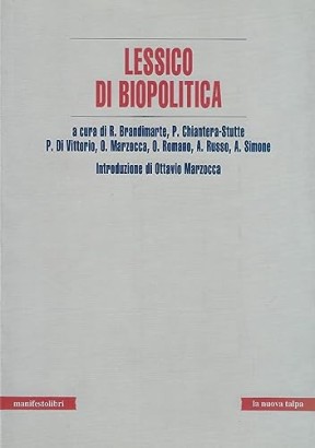 Lessico di biopolitica