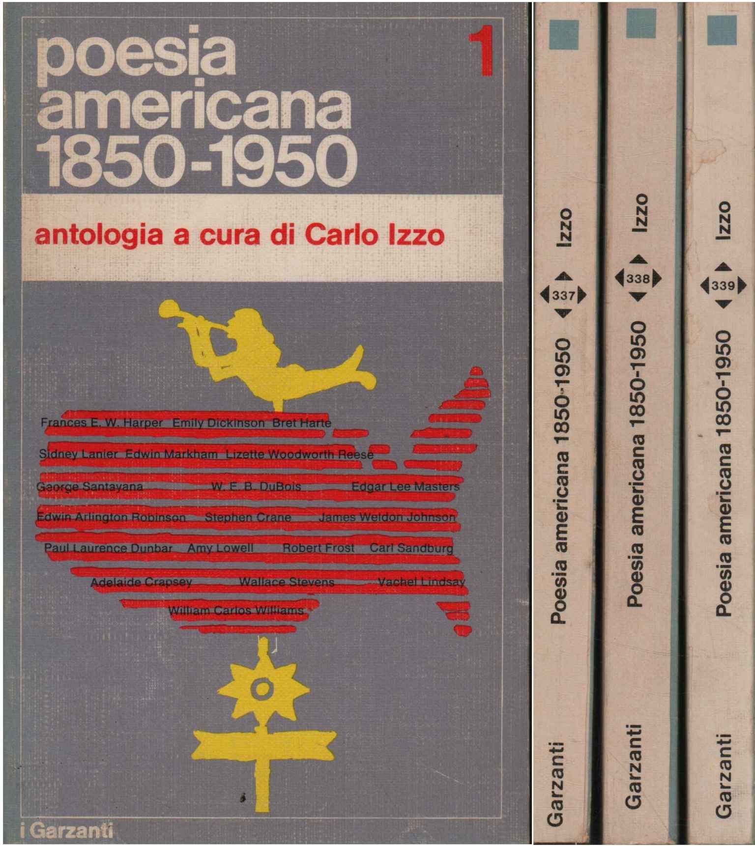 Poesia americana 1850-1950(3 volumi),Poesia americana 1850-1950 (3 Volumi)