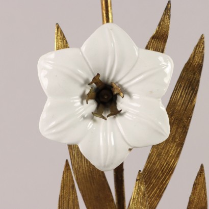 Candlestick,Bronze and Ceramic Candlestick