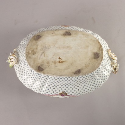 Zuppiera con Piatto in Porcellana di M