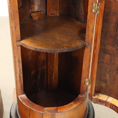 Pair of Empire Column Nightstands,Pair of Empire Column Nightstands
