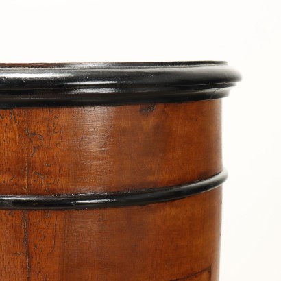 Pair of Empire Column Nightstands,Pair of Empire Column Nightstands