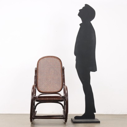 Sedia dondolo tipo Thonet,Sedia a Dondolo Tipo Thonet