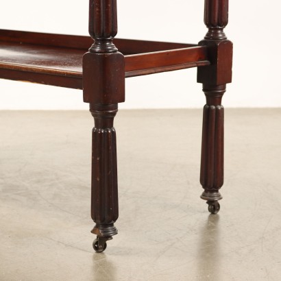 Etagere, Etagere inglés en caoba