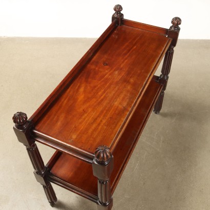 Etagere, Etagere inglés en caoba