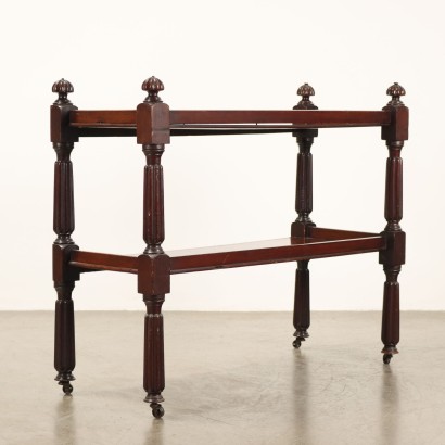 Etagere, Etagere inglés en caoba