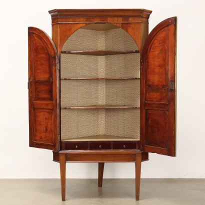 ANMOAN0282612_1288205 ECKSCHRANK, Directory Eckschrank aus Tanne und Mahagoni