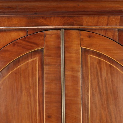 ANMOAN0282612_1288207 ECKSCHRANK, Directory Eckschrank aus Tanne und Mahagoni