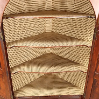 ANMOAN0282612_1288209 ECKSCHRANK, Directory Eckschrank aus Tanne und Mahagoni