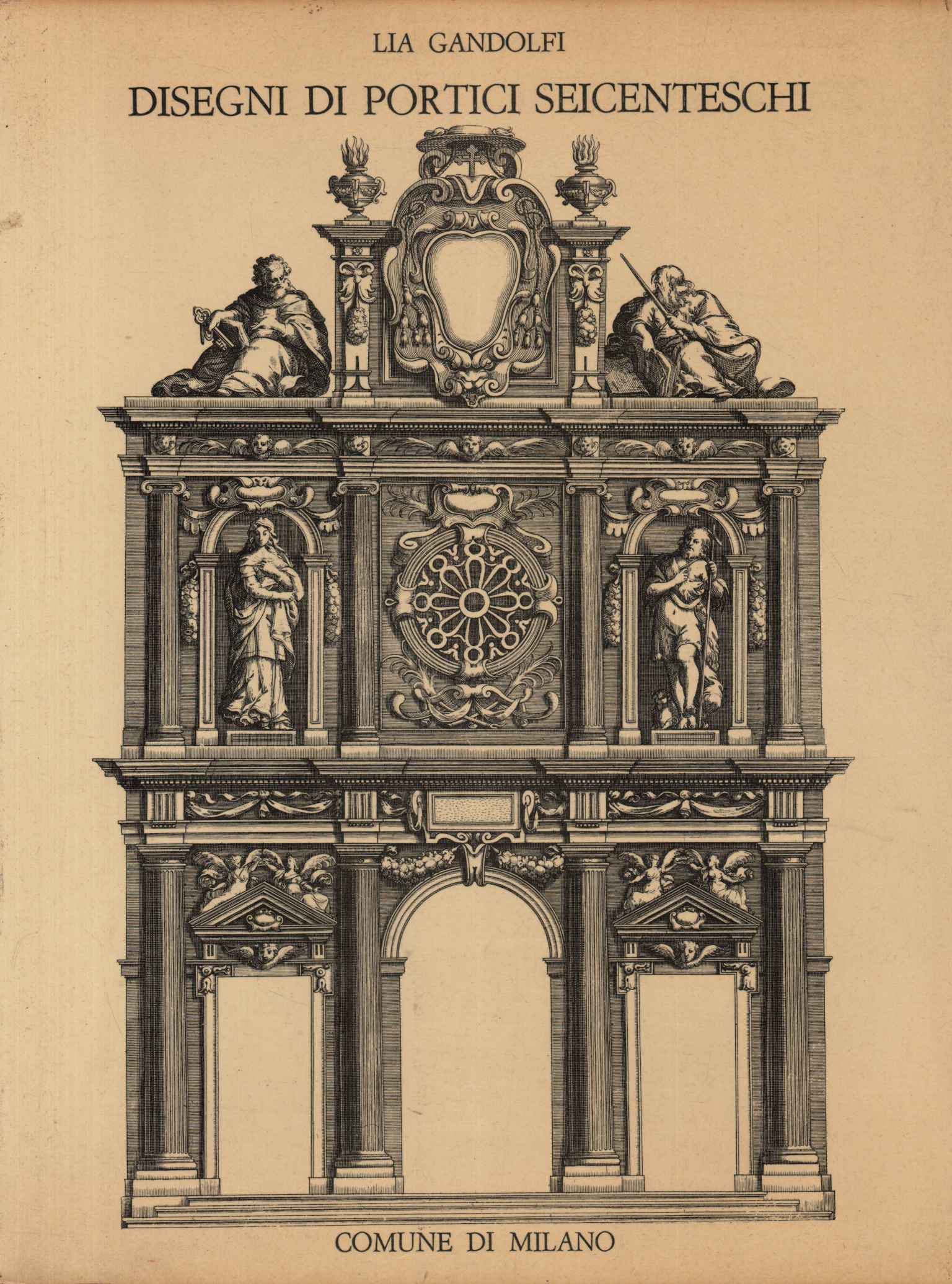 Disegni di portici seicenteschi