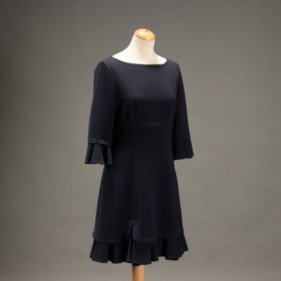 Vestido midi azul de Moschino