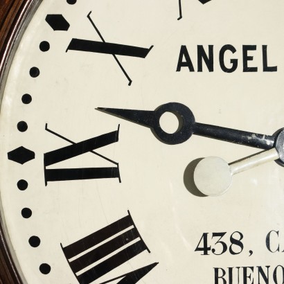Grande orologio,Grande Orologio Industrial in Mogano
