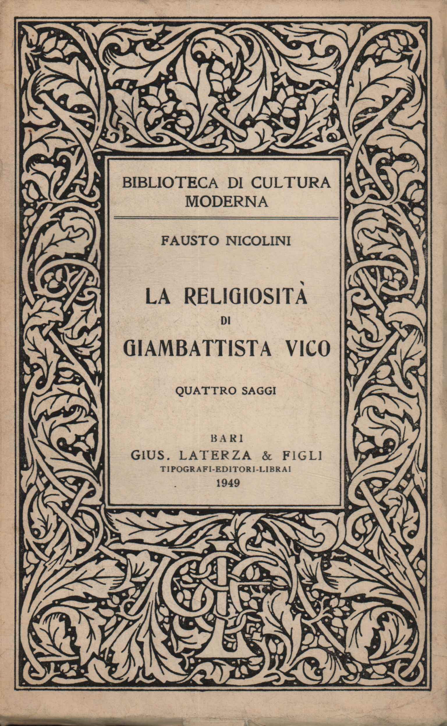 La religiosità di Giambattista Vico
