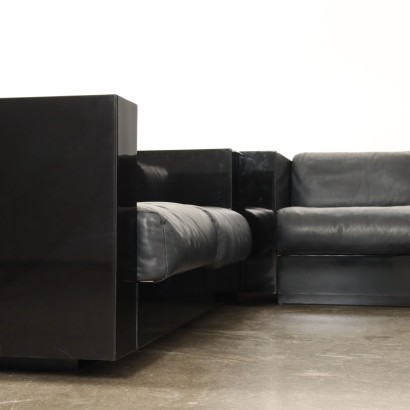 Divano (3 moduli sedute con tavolo e%2,Set di Sedute 'Saratoga0apostroph,Massimo Vignelli,Massimo Vignelli,Massimo Vignelli,Massimo Vignelli,Massimo Vignelli,Massimo Vignelli,Massimo Vignelli,Massimo Vignelli