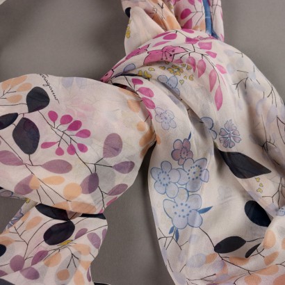 Ferragamo Sciarpa Vintage in Voile di