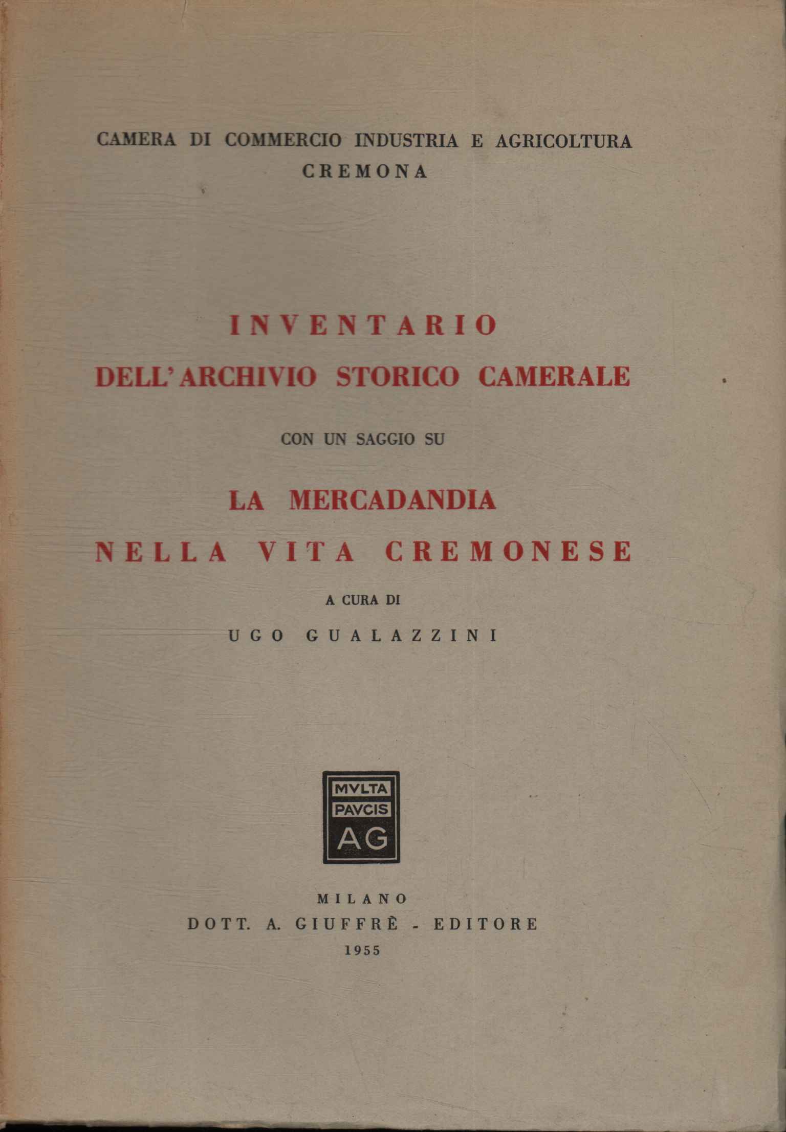 Inventario dell'archivio storico