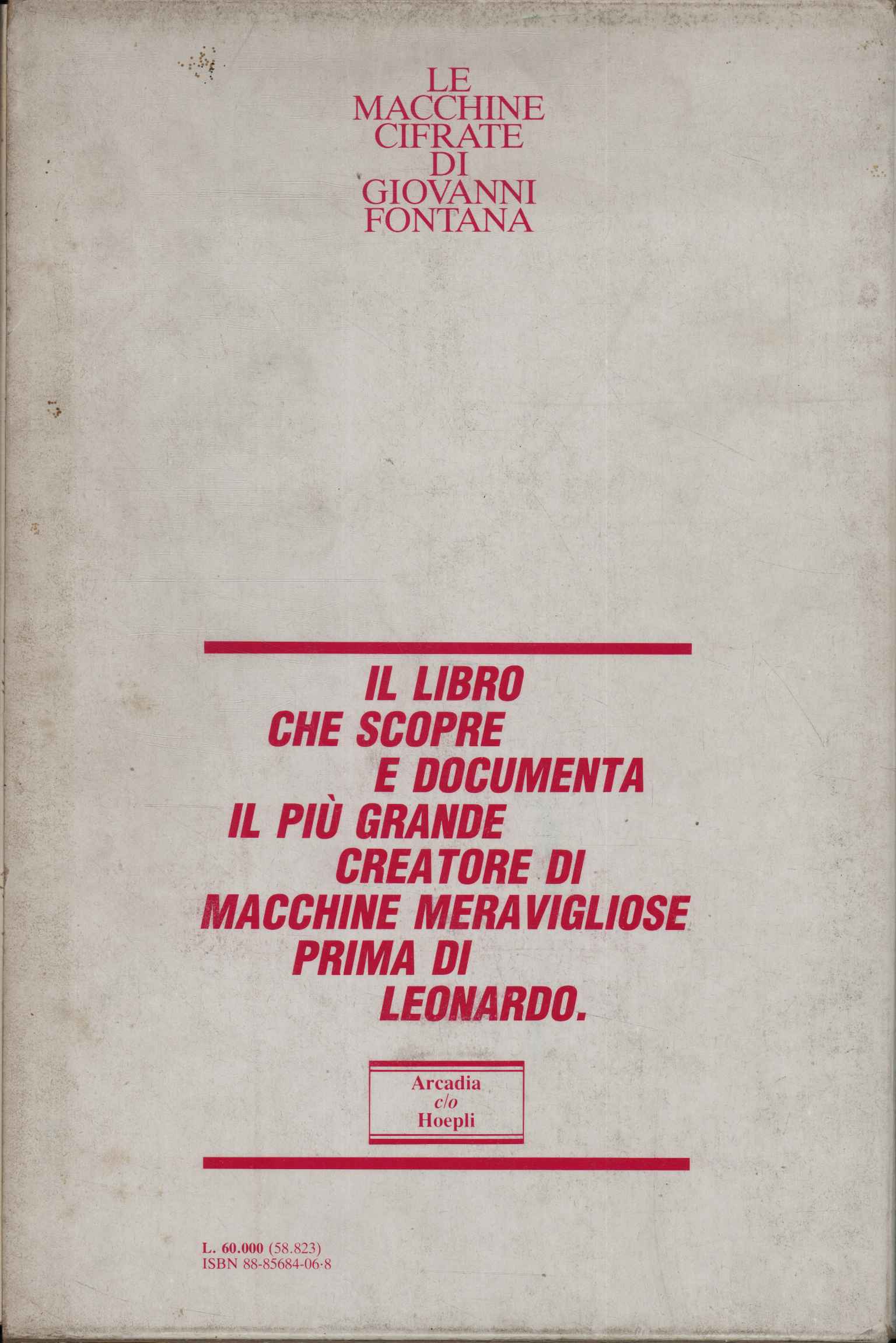 Le macchine cifrate di Giovanni Fontana