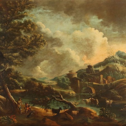 Dipinto Paesaggio con torrente,Dipinto Ambito di Marco Ricci,Paesaggio con corso d'acqua e%2,Marco Ricci ,Paesaggio con corso d'acqua e%2,Marco Ricci ,Paesaggio con corso d'acqua e%2,Marco Ricci ,Paesaggio con corso d'acqua e%2,Marco Ricci