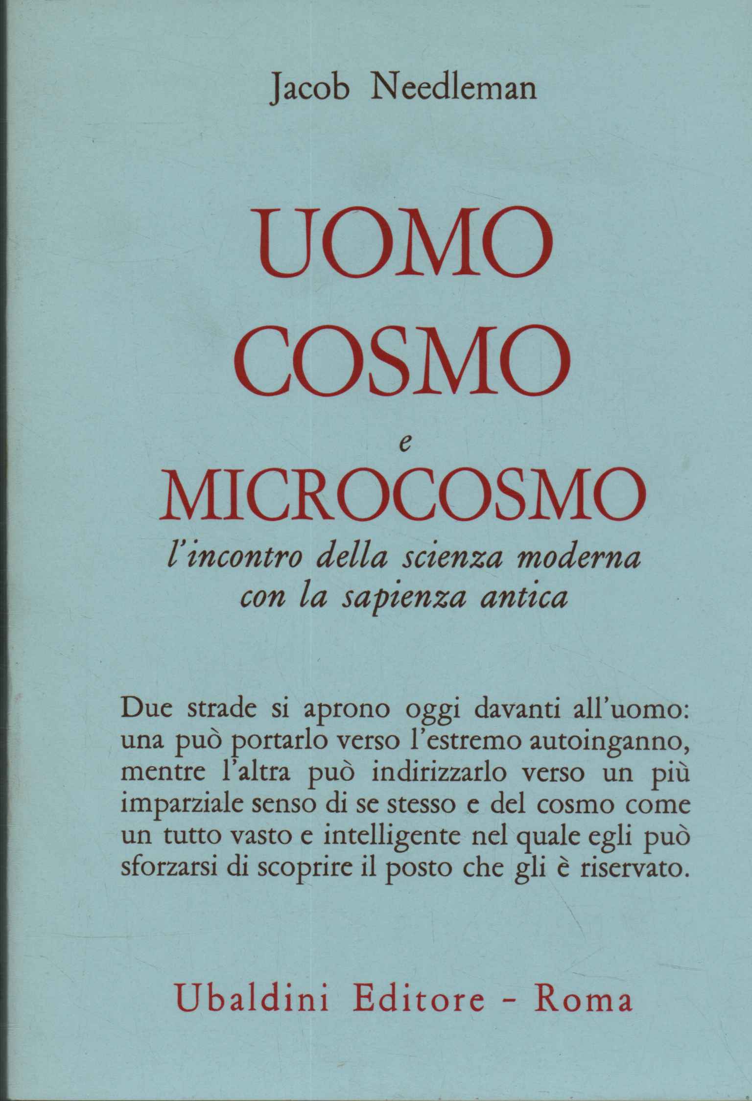 Uomo cosmo e microcosmo