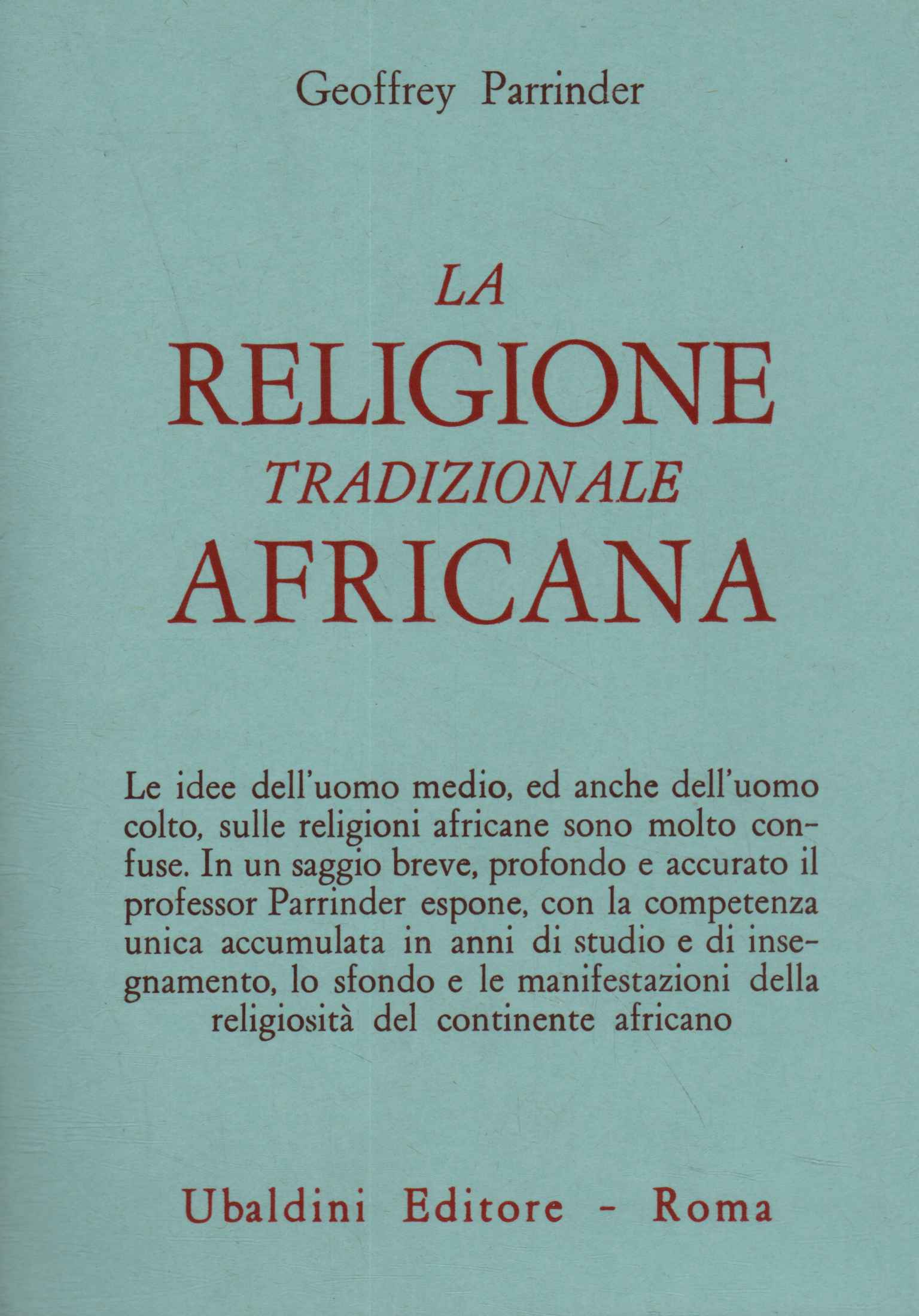 La religione tradizionale africana