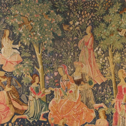 Riproduzione su Tela Manifattura De Ramb,Arazzo con Scena di "F,Arazzo con Scena di "F,Arazzo con Scena di "F,Arazzo con Scena di "F,Arazzo con Scena di "F,Arazzo con Scena di "Fête, Fêtes Galantes