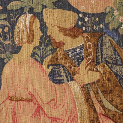 Riproduzione su Tela Manifattura De Ramb,Arazzo con Scena di "F,Arazzo con Scena di "F,Arazzo con Scena di "F,Arazzo con Scena di "F,Arazzo con Scena di "F,Arazzo con Scena di "Fête, Fêtes Galantes