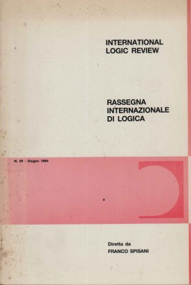 International logic review n.28 (vol. XV, n.1)