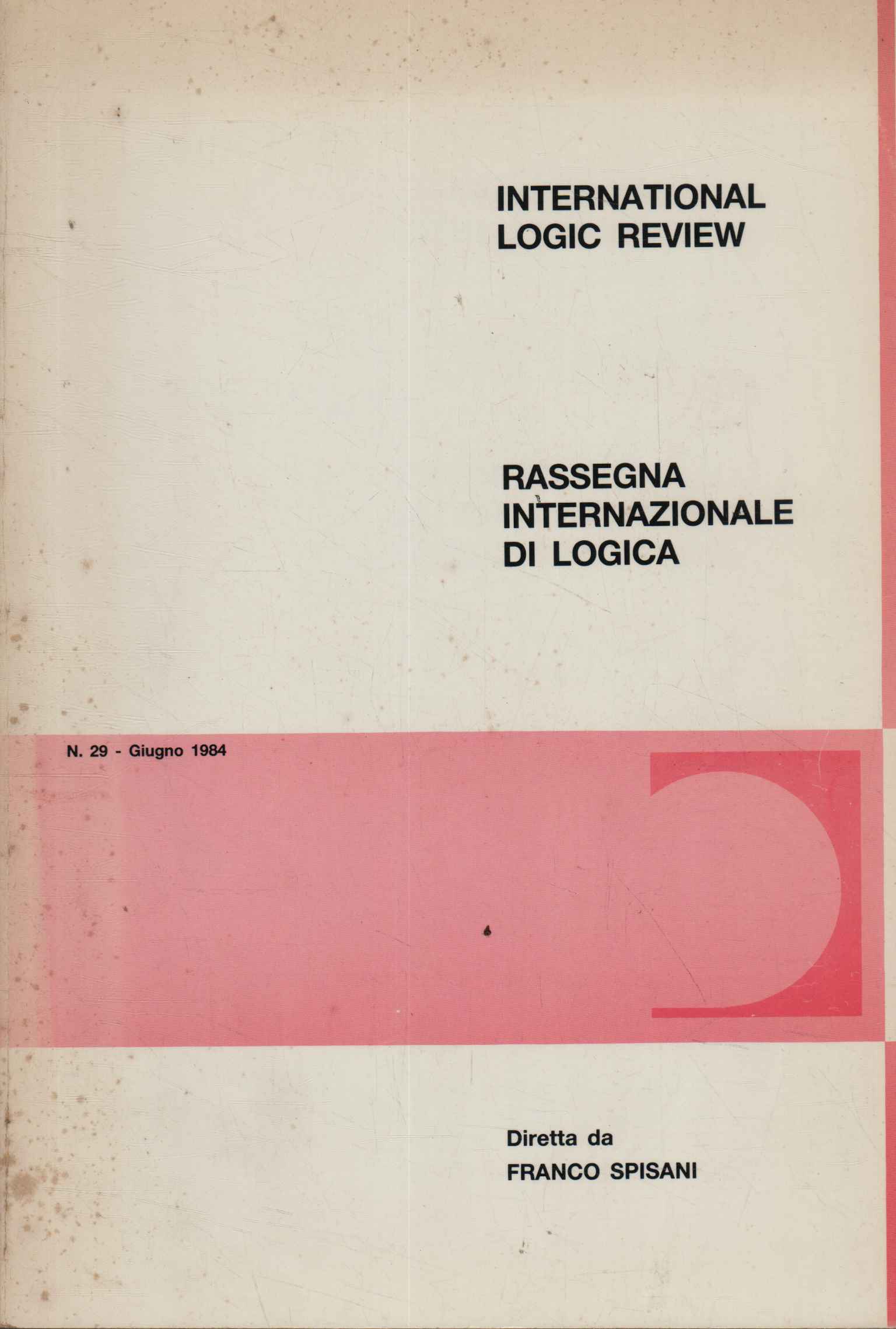International logic review n.28 (vol. XV