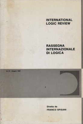 International logic review n.27 (vol. XIV, n.1)