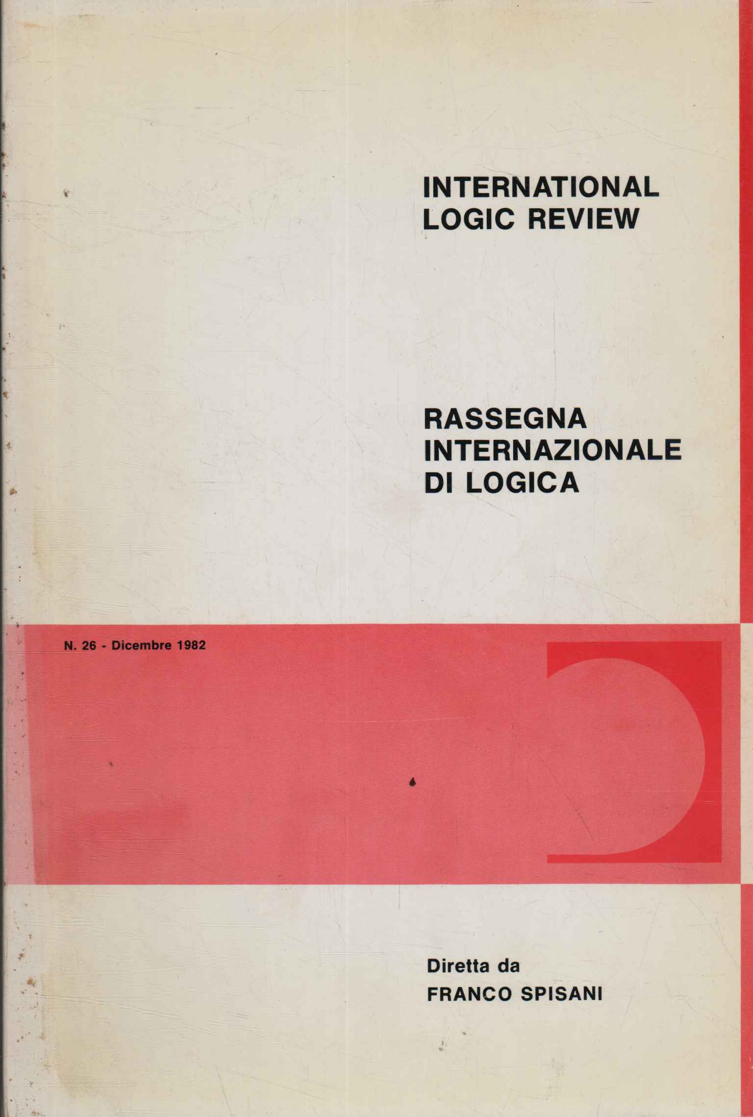 International logic review n.26 (vol. XI