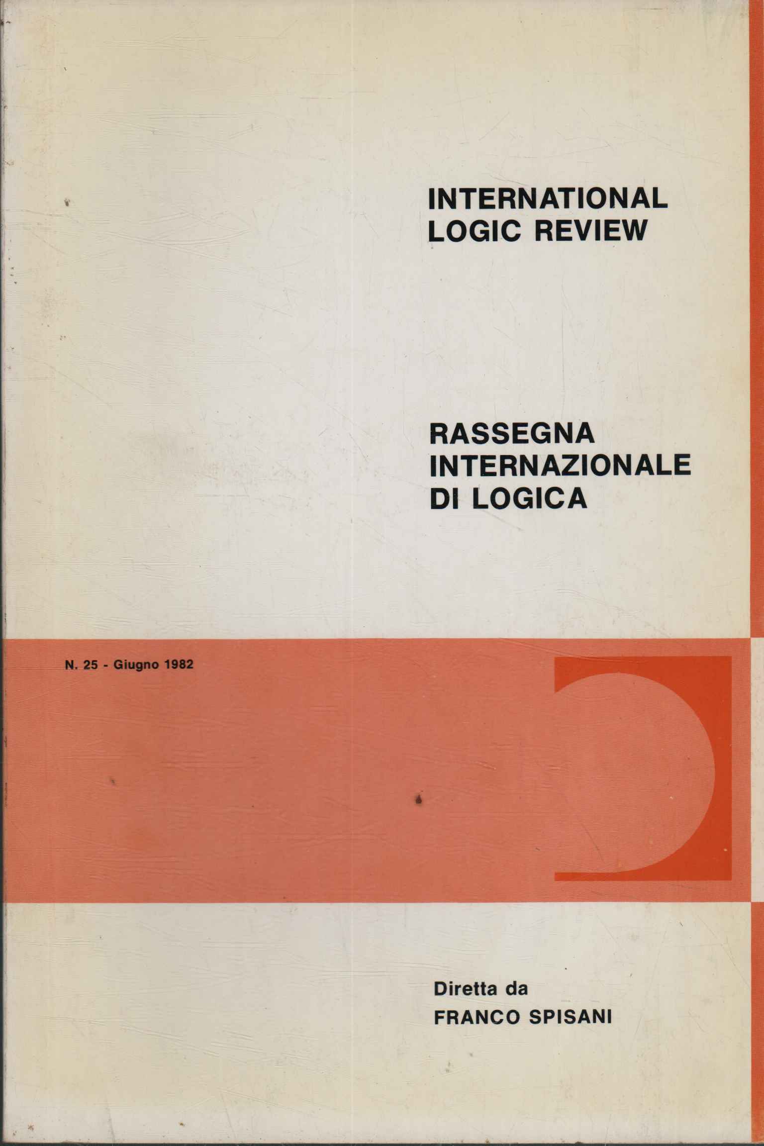 Revue internationale de logique n.25 (vol.