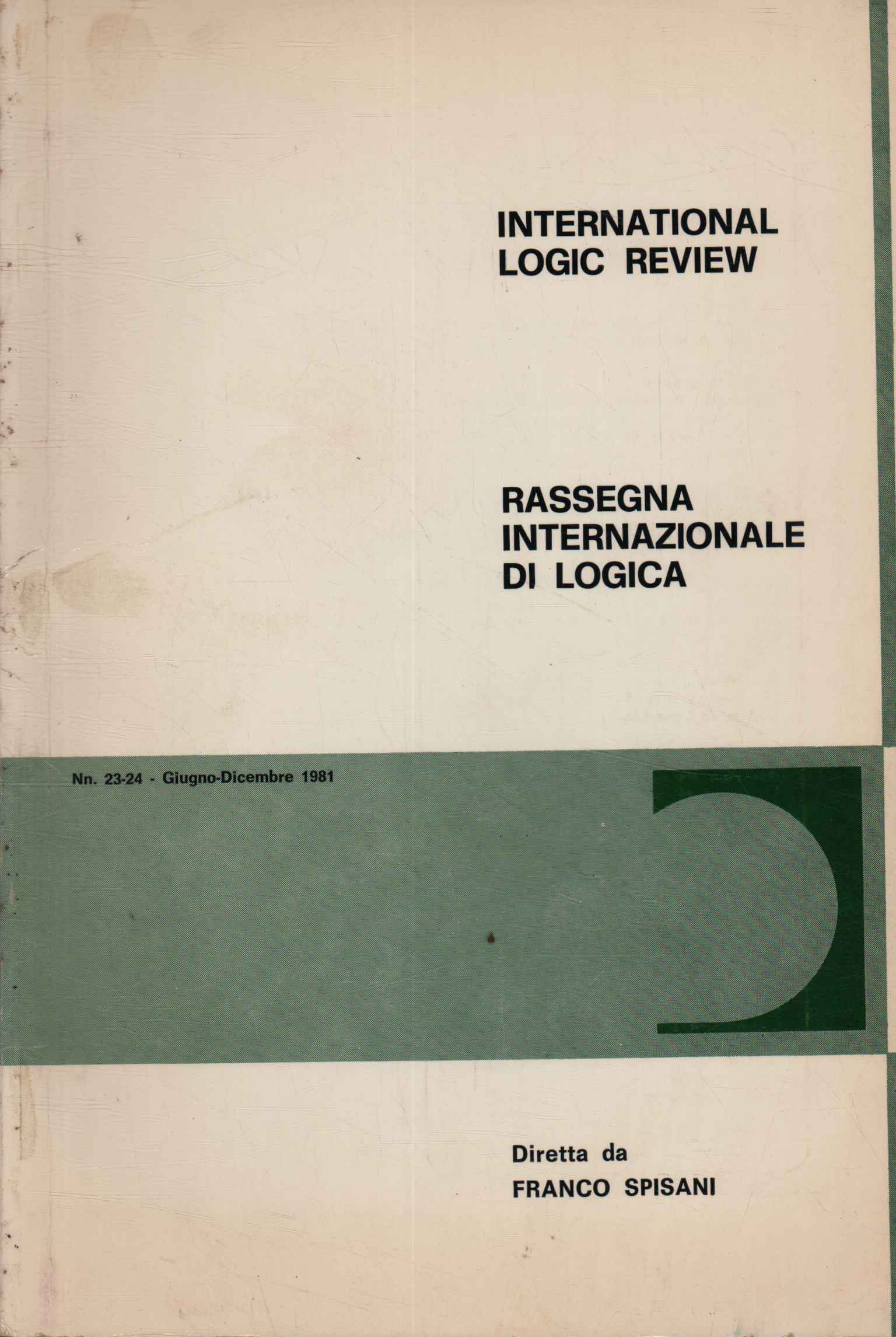 International logic review nn.23-24 (vol.%