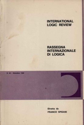 International logic review n.22 (vol. XI, n.2)