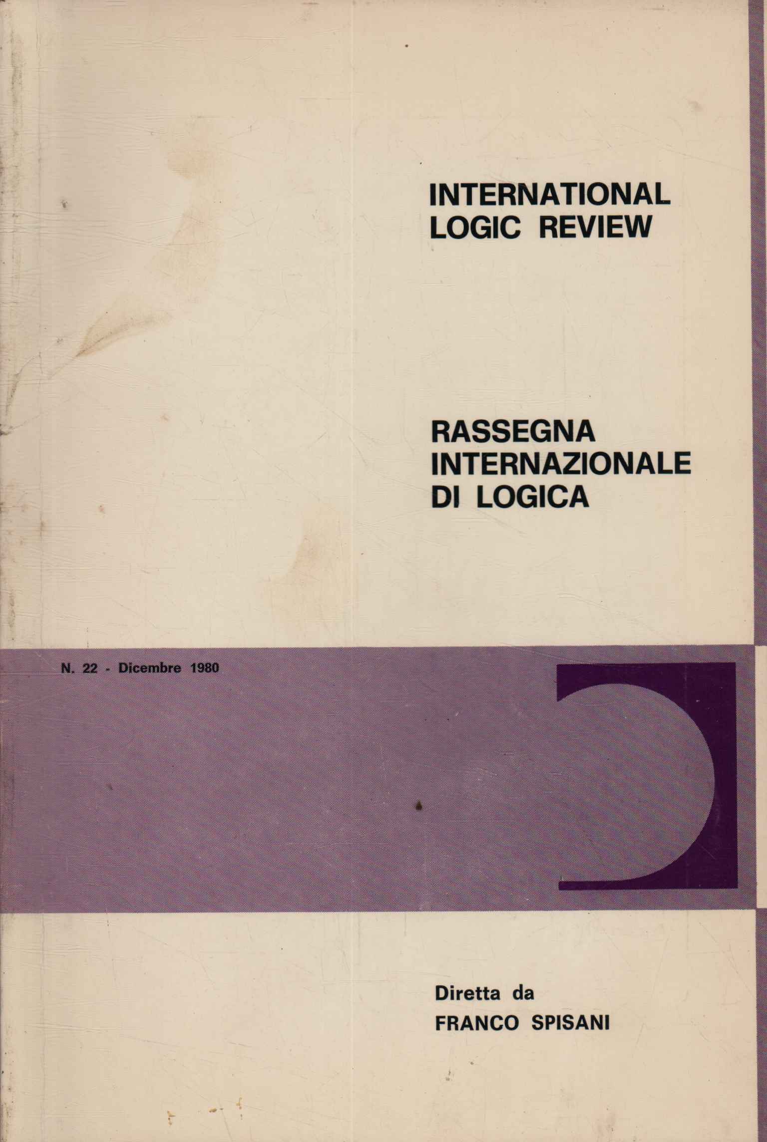 International logic review n.22 (vol