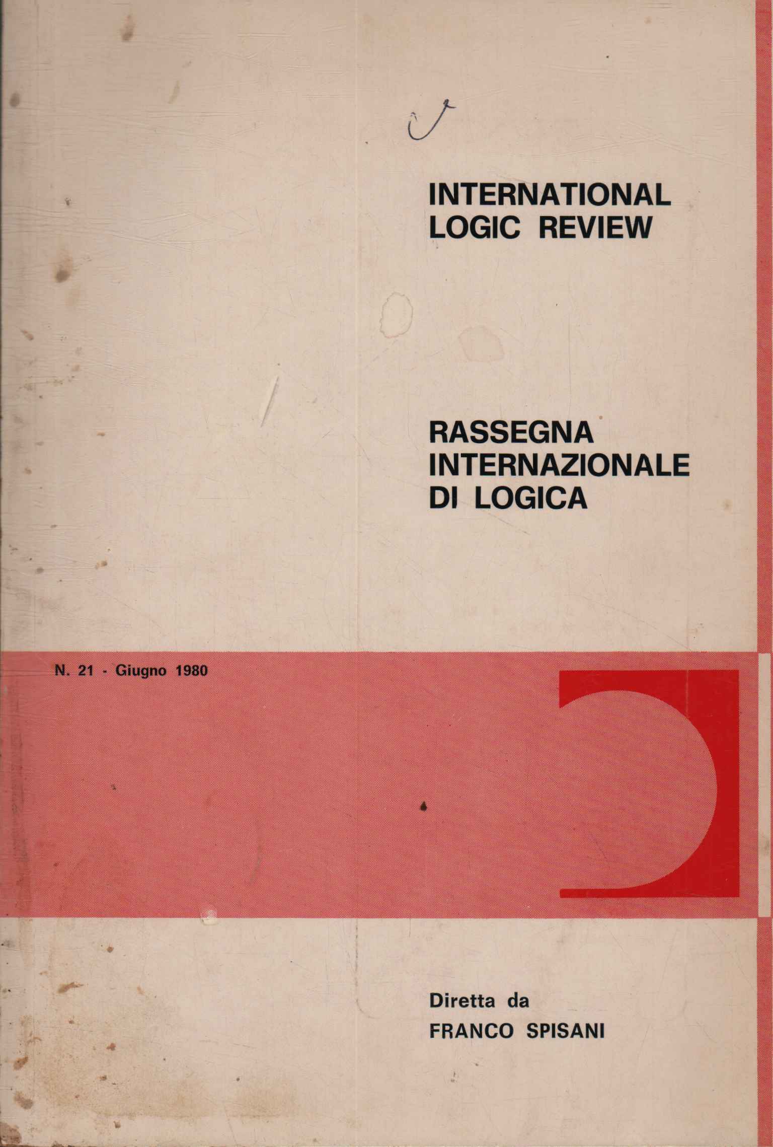 International logic review n.21 (vol. XI