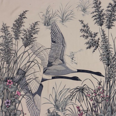 Gucci Foulard Vintage Ambiente Lacustre