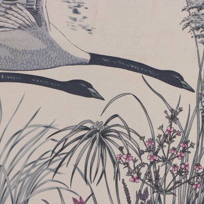 Gucci Foulard Vintage Ambiente Lacustre