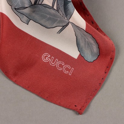 Gucci Foulard Vintage Ambiente Lacustre