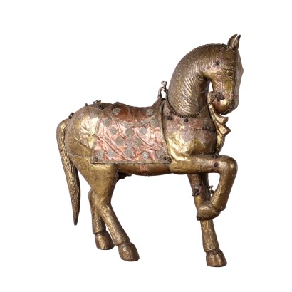 Cavallo in Lamierino di Ottone e Rame