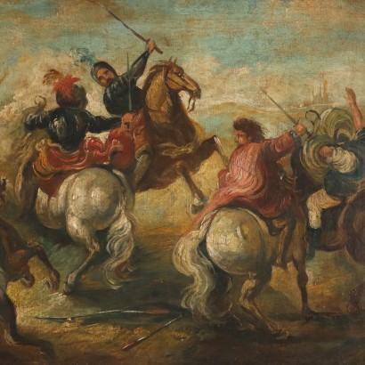 Dipinto Scena di Battaglia,Scena di battaglia