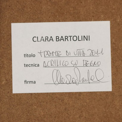 Peinture de Clara Bartolini, Parcelles de vie, Clara Bartolini, Clara Bartolini, Clara Bartolini