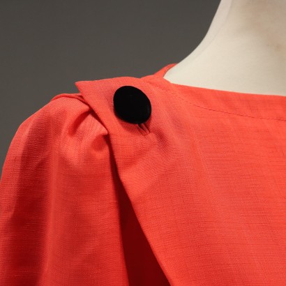 David Molho Vintage Hummerrotes Kleid
