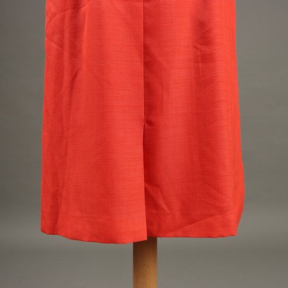 David Molho Vintage Hummerrotes Kleid