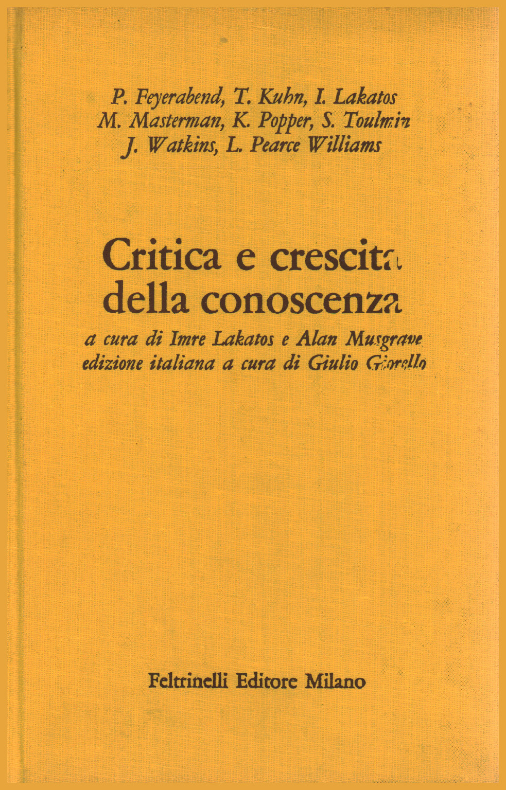 Critica e crescita della conoscenza