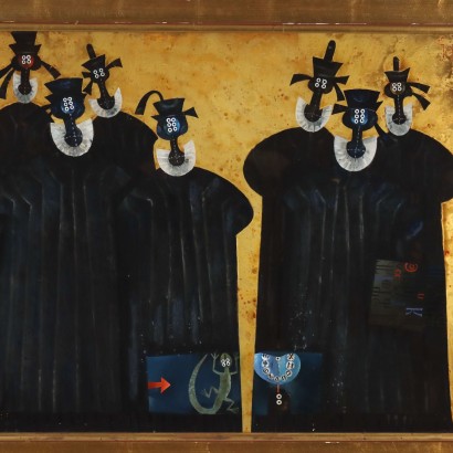 Dipinto di José Ciuha,Gerarchi,José Ciuha,José Ciuha,José Ciuha,José Ciuha
