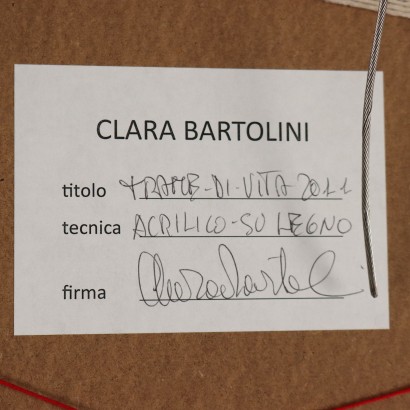 Dipinto di Clara Bartolini,Trame di vita,Clara Bartolini,Clara Bartolini,Clara Bartolini