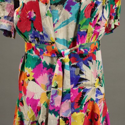 Vintage Blumenkleid mit Bolero